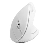 Souris verticale USB sans fil pour bureau, jeu, rechargeable, accessoires informatiques H1 2,4 G, blanc