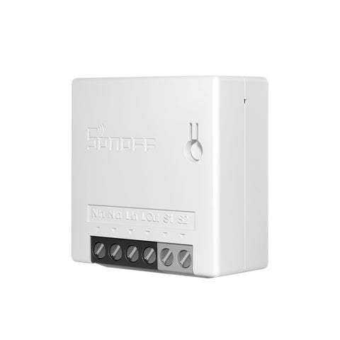 Interrupteur temporisé pour maison connectée Sonoff Mini R2 à double contrôle WiFi