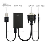 Laptop Black Audio Cable Connection Monitor