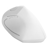 Souris verticale USB sans fil pour bureau, jeu, rechargeable, accessoires informatiques H1 2,4 G, blanc