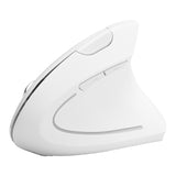 Souris verticale USB sans fil pour bureau, jeu, rechargeable, accessoires informatiques H1 2,4 G, blanc