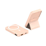 Magnetic Suction Wireless Charging Treasure Large Capacity Folding Bracket Mobile Power Supply