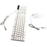 USB Gaming Keyboard and USB Mouse Combo LED Backlit Keyboard Firm Durable Colorful Glowing Gaming Mouse Computer Accessories