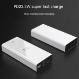 Two-way Fast Charging Large Capacity Wireless Power Bank Mobile Power Supply