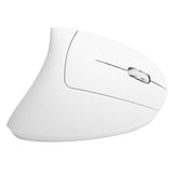 Souris verticale USB sans fil pour bureau, jeu, rechargeable, accessoires informatiques H1 2,4 G, blanc