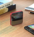 Mini Slim Mirror Power Bank with Wireless Charging