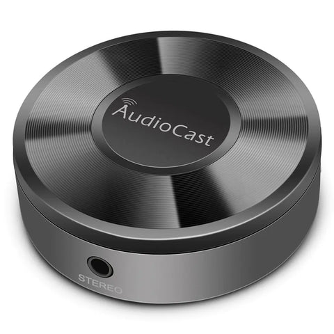 ACEMAX M5 AudioCast WiFi Wireles Audio Adapter Airplay DLNA Spotify iHeartRadio Supporting Stream Audio to Speaker Systems Over 2.4G Wi-Fi Network Multi Room Supported